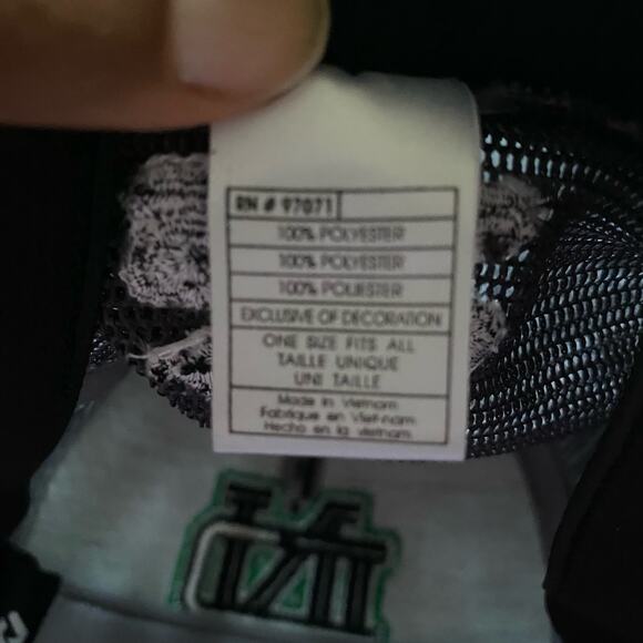Notre Dame Fighting Irish Top of the World Memory Fit Hat fitted hat cap black - Picture 9 of 12